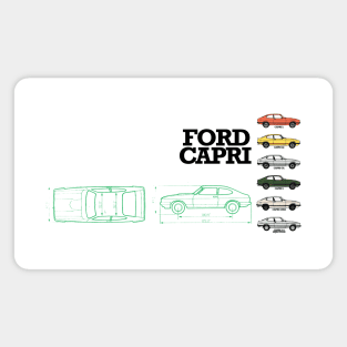 FORD CAPRI - brochure Magnet